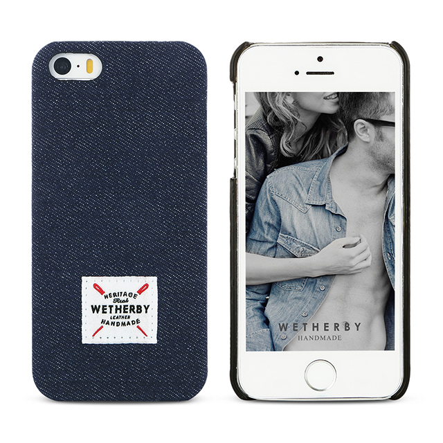 【iPhone6s/6 ケース】DESIGN SKIN DENIM BAR TYPE (DARK BLUE)サブ画像