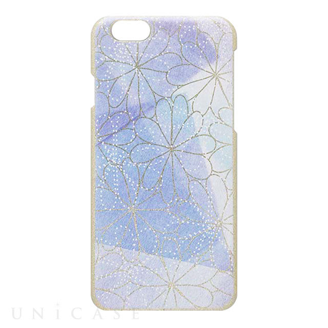 【iPhone6s/6 ケース】iPhone6ケース SC-574-BL (お花模様/ブルー)