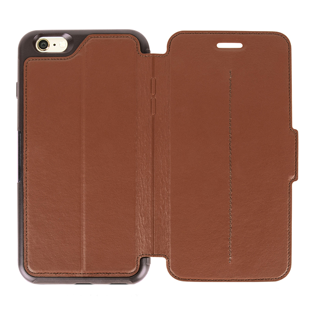 【iPhone6s Plus/6 Plus ケース】レザーフォリオ シリーズ ブラウン (SADDLE BROWN)サブ画像