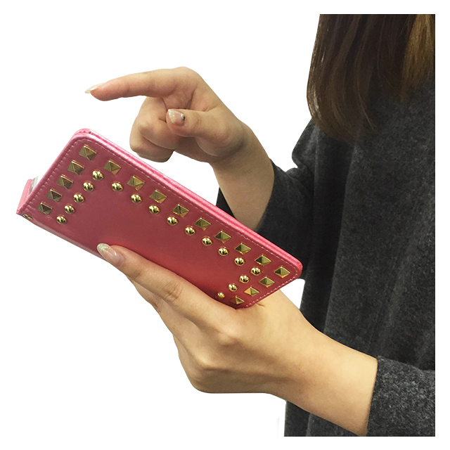 【iPhone6s/6 ケース】Studded Diary Black for iPhone6s/6goods_nameサブ画像