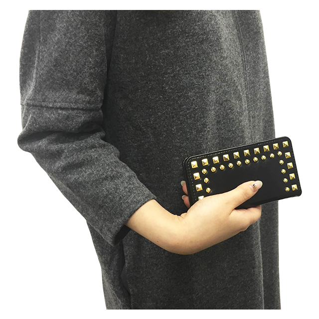 【iPhone6s/6 ケース】Studded Diary Black for iPhone6s/6goods_nameサブ画像