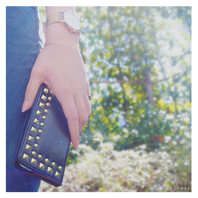 【iPhone6s/6 ケース】Studded Diary Black for iPhone6s/6goods_nameサブ画像