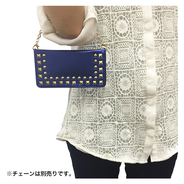 【iPhone6s/6 ケース】Studded Diary Navy for iPhone6s/6サブ画像