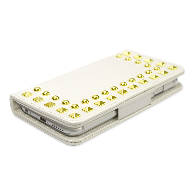 【iPhone6s/6 ケース】Studded Diary Ivory for iPhone6s/6サブ画像