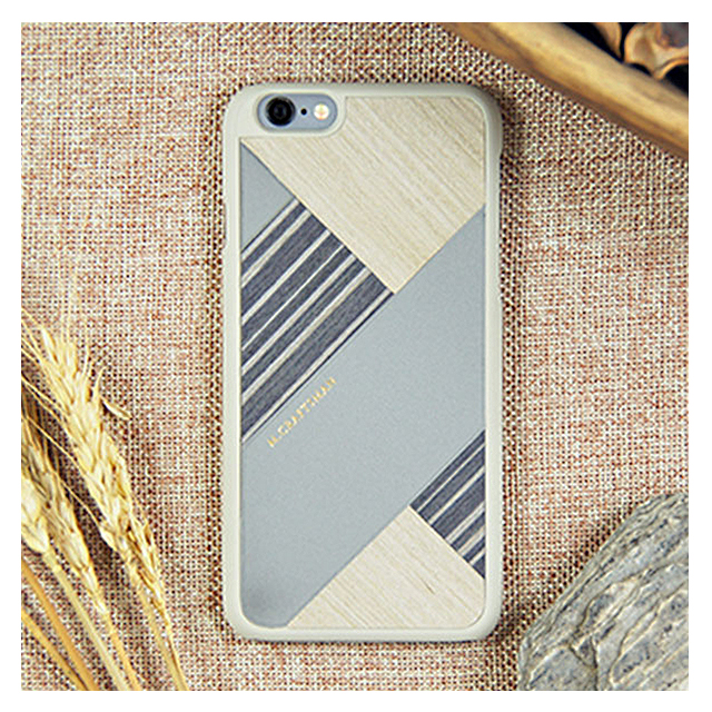 【iPhone6s/6 ケース】COLLART ウッドケース (グレー)goods_nameサブ画像