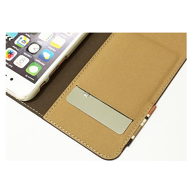 【iPhone6s/6 ケース】MySUIT手帳ケース (ブラウン)goods_nameサブ画像