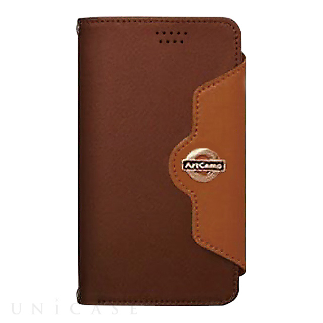 【マルチ スマホケース】ANDANTE Wallet Diary L (ブラウン)