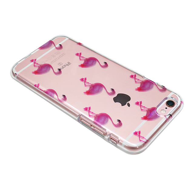 【iPhone6s/6 ケース】ソフトクリアケース (フラミンゴ)goods_nameサブ画像