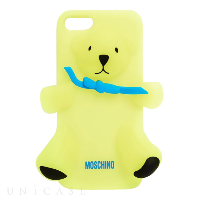 【iPhoneSE(第1世代)/5s/5 ケース】MOSCHINO iPhoneケース (テディベア/イエロー)