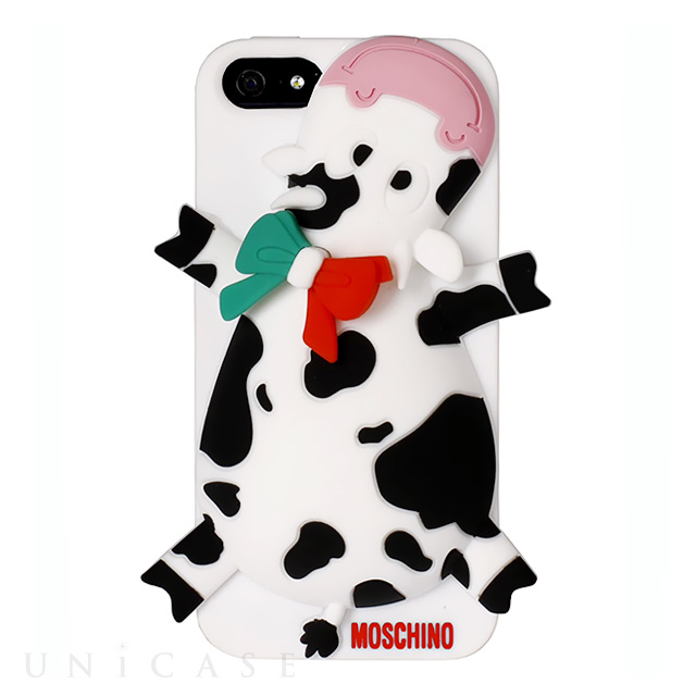 【iPhoneSE(第1世代)/5s/5 ケース】MOSCHINO iPhoneケース (ウシ)