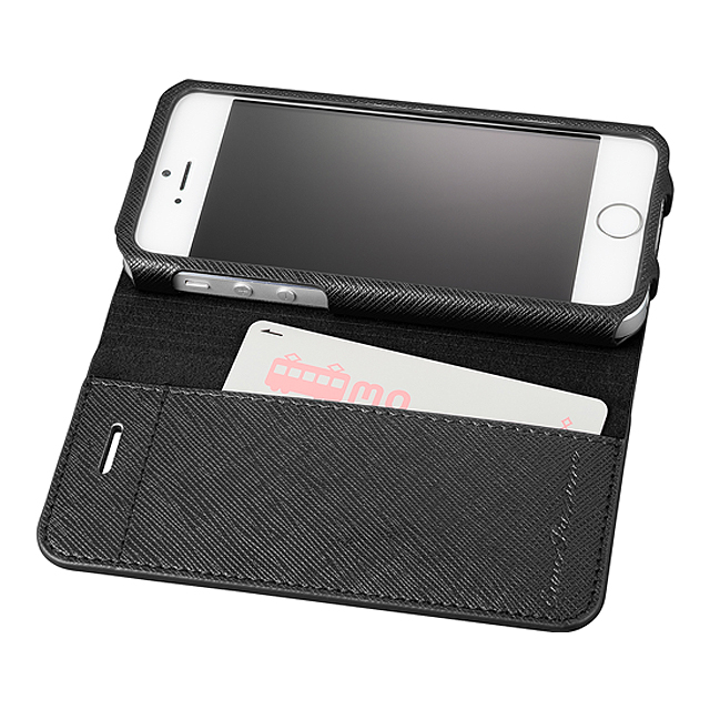 【iPhoneSE(第1世代)/5s/5 ケース】PU Leather Case “EURO Passione”  (Black)goods_nameサブ画像
