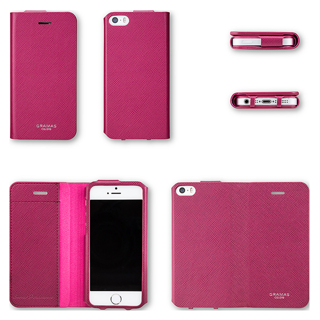 【iPhoneSE(第1世代)/5s/5 ケース】PU Leather Case “EURO Passione”  (Red)サブ画像