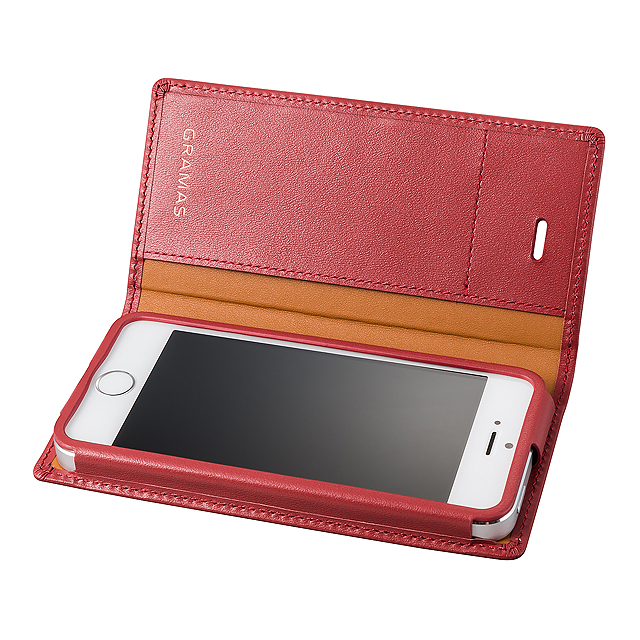 【iPhoneSE(第1世代)/5s/5 ケース】Full Leather Case (Red)goods_nameサブ画像