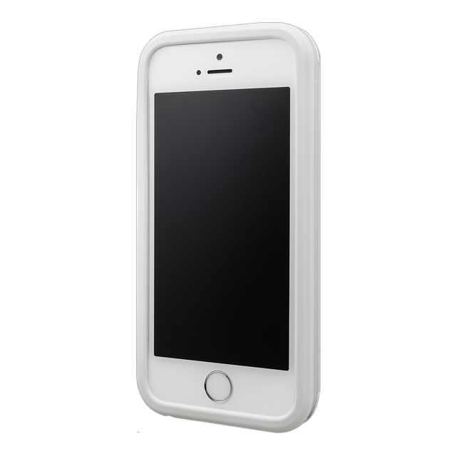 【iPhoneSE(第1世代)/5s/5 ケース】”Rib” Hybrid Case (White)サブ画像