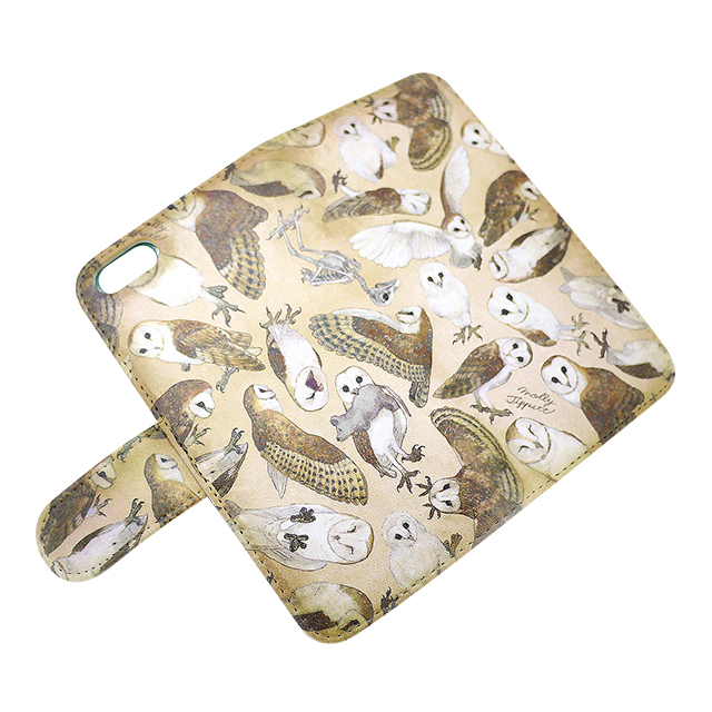 【iPhone6s/6 ケース】booklet case (メンフクロウの行動図説)goods_nameサブ画像