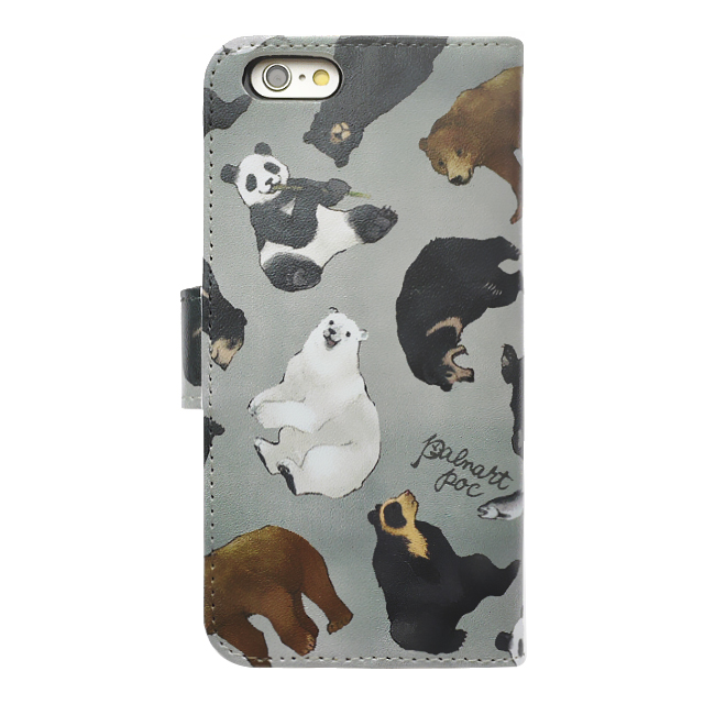 【iPhone6s/6 ケース】booklet case (クマ図鑑)goods_nameサブ画像