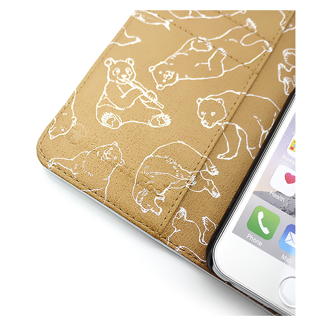 【iPhone6s/6 ケース】booklet case (クマ図鑑)goods_nameサブ画像