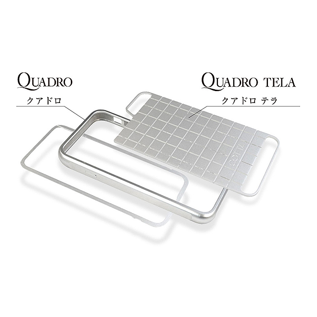 【iPhone6s/6 ケース】QUADRO スマートフォンケース (シルバー)goods_nameサブ画像