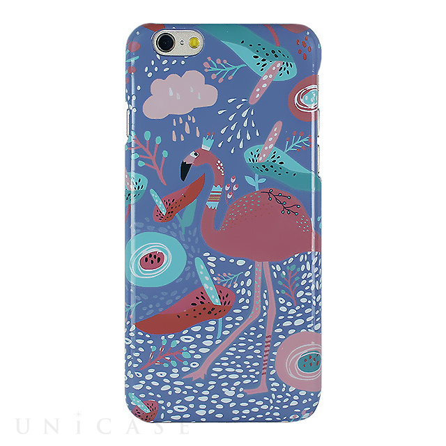 【iPhone6s/6 ケース】PREMIUM DESIGN PRINTS Hard Rear Cover (LARGE FLAMINGO)