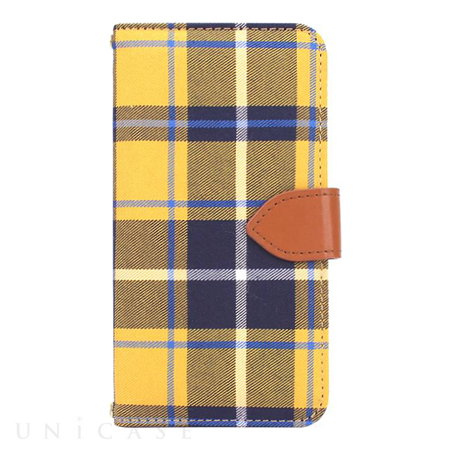 【マルチ スマホケース】Free Size Case Check (Yellow)