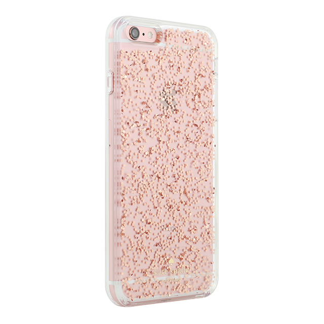 【iPhone6s/6 ケース】Clear Glitter Case (Rose Gold Glitter)サブ画像