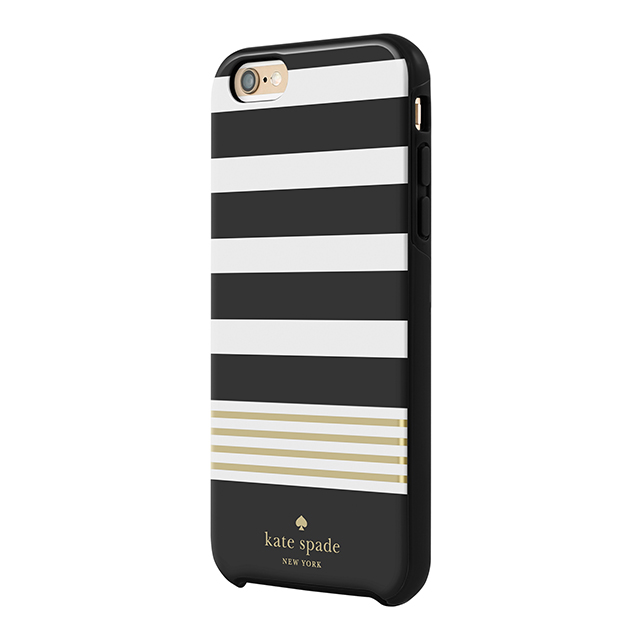 【iPhone6s Plus/6 Plus ケース】Hybrid Hardshell Case (Stripe 2 Black/White/Gold/Foil)サブ画像