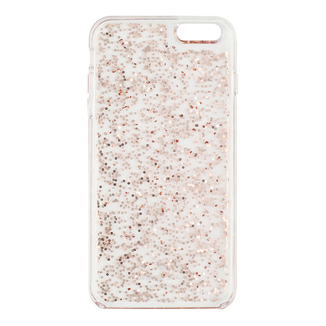 【iPhone6s Plus/6 Plus ケース】Clear Glitter Case (Rose Gold Glitter)サブ画像