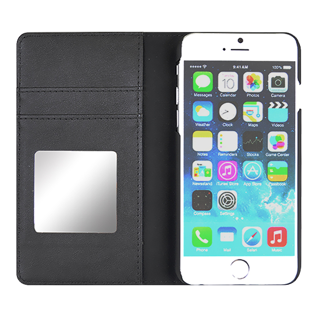 【iPhone6s/6 ケース】muse muse 手帳型ケース デニムline (ブラック)サブ画像