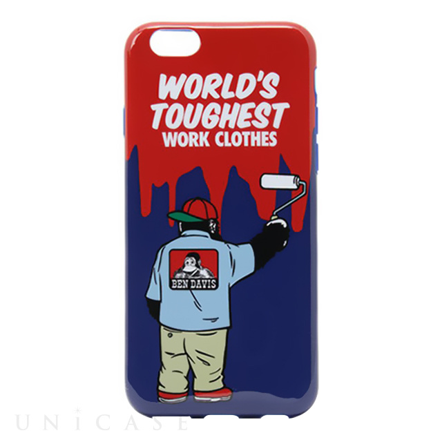 【iPhone6s/6 ケース】BEN DAVIS SILICONE iPhone case (PAINT/NAVY)