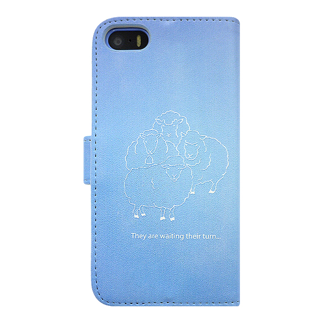 【iPhoneSE(第1世代)/5s/5 ケース】booklet case (ブルーシープ)goods_nameサブ画像