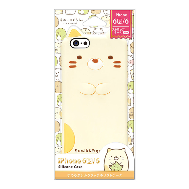 【iPhone6s/6 ケース】シリコンケース (すみっコぐらし/ねこ)goods_nameサブ画像