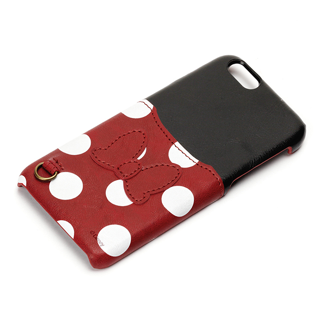 【iPhone6s/6 ケース】PUレザーケース ポケット付き (ミニーマウス)サブ画像