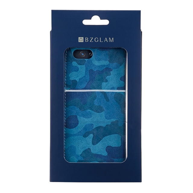 【iPhone6s/6 ケース】BZGLAM カモフラージュダイアリーカバー (ブルー)goods_nameサブ画像