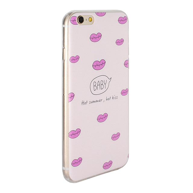 【iPhone6s/6 ケース】DESIGN PRINTS Soft Case (Lips)サブ画像