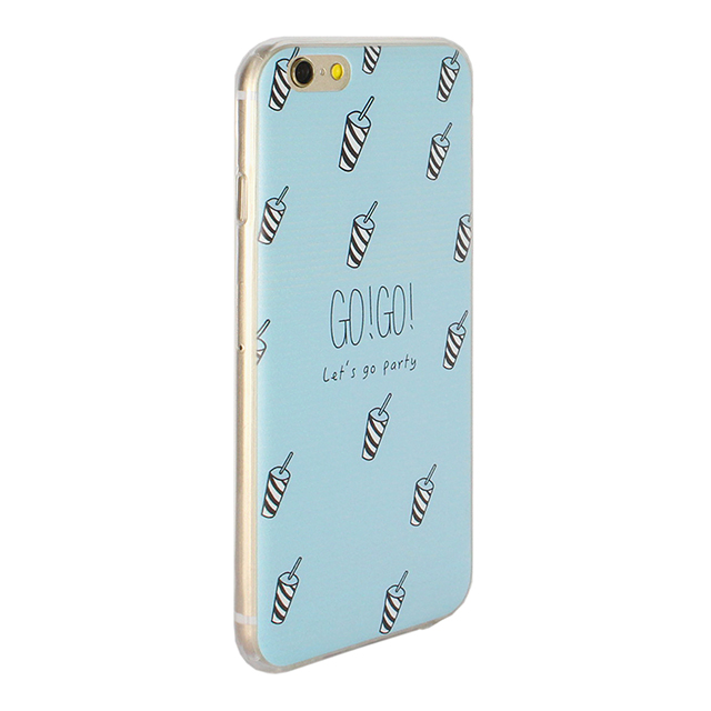 【iPhone6s/6 ケース】DESIGN PRINTS Soft Case (Drink)サブ画像