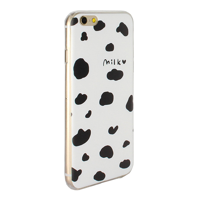 【iPhone6s/6 ケース】DESIGN PRINTS Soft Case (Milk)サブ画像