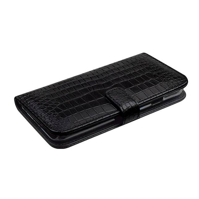 【iPhone6s/6 ケース】COWSKIN Diary Black×ALLIGATOR for iPhone6s/6goods_nameサブ画像