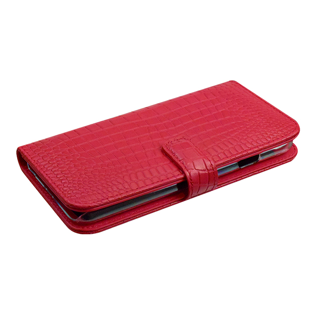 【iPhone6s/6 ケース】COWSKIN Diary Red×ALLIGATOR for iPhone6s/6サブ画像