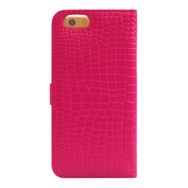 【iPhone6s/6 ケース】COWSKIN Diary Pink×ALLIGATOR for iPhone6s/6goods_nameサブ画像