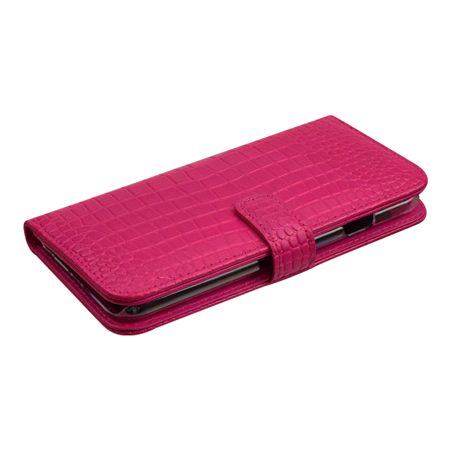 【iPhone6s/6 ケース】COWSKIN Diary Pink×ALLIGATOR for iPhone6s/6サブ画像