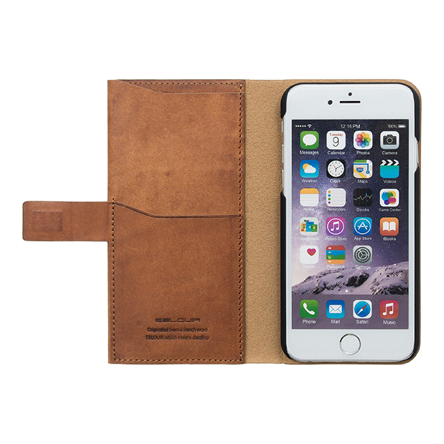 【iPhone6s/6 ケース】Modern Snap Wallet (Camel)サブ画像