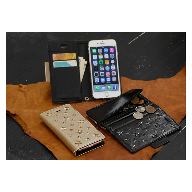 【iPhone6s/6 ケース】607W Star’s Case Wallet (ブラック)サブ画像