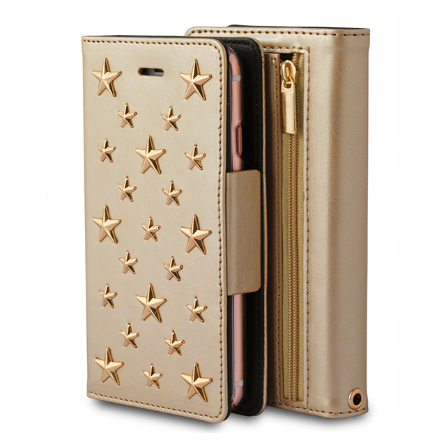 【iPhone6s/6 ケース】607W Star’s Case Wallet (シャンパンゴールド)サブ画像