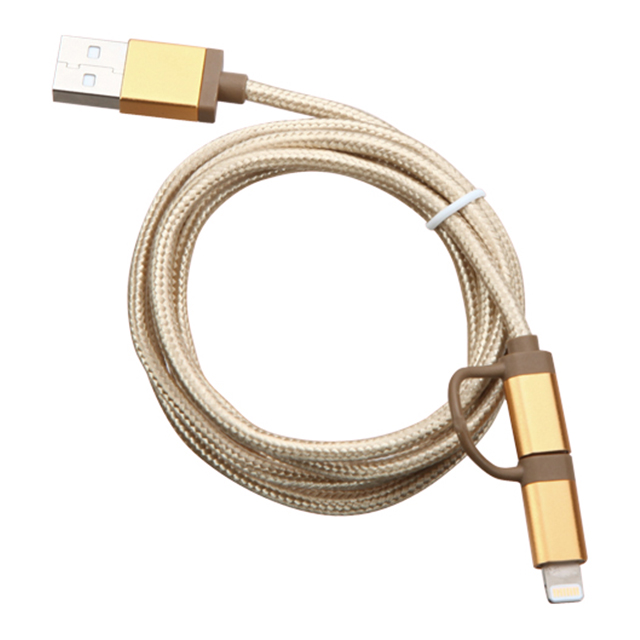 2 in 1 SYNC CABLE (Gold)サブ画像