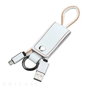 Leather MicroUSB Data Cable with...