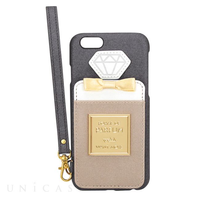 【iPhone6s/6 ケース】Rear Storage Style FEATURE PARFUM (グレー)