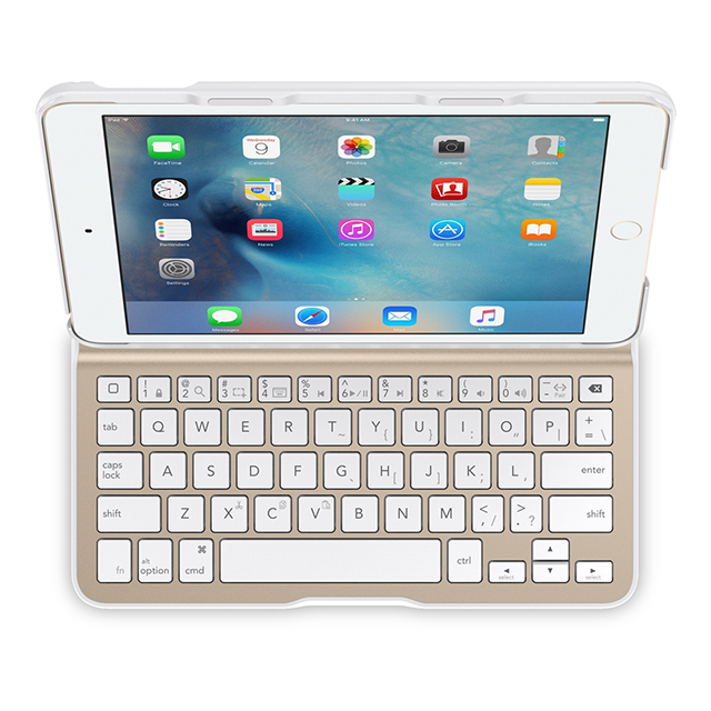 iPad mini4 ケース】QODE Ultimate Lite キーボードケース (ホワイト