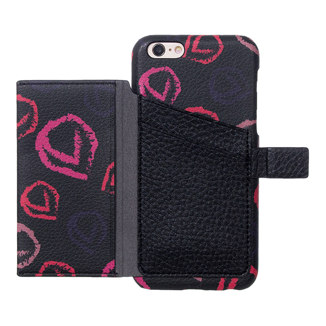 【iPhone6s/6 ケース】Crayon Back cover (Black+Pink)goods_nameサブ画像