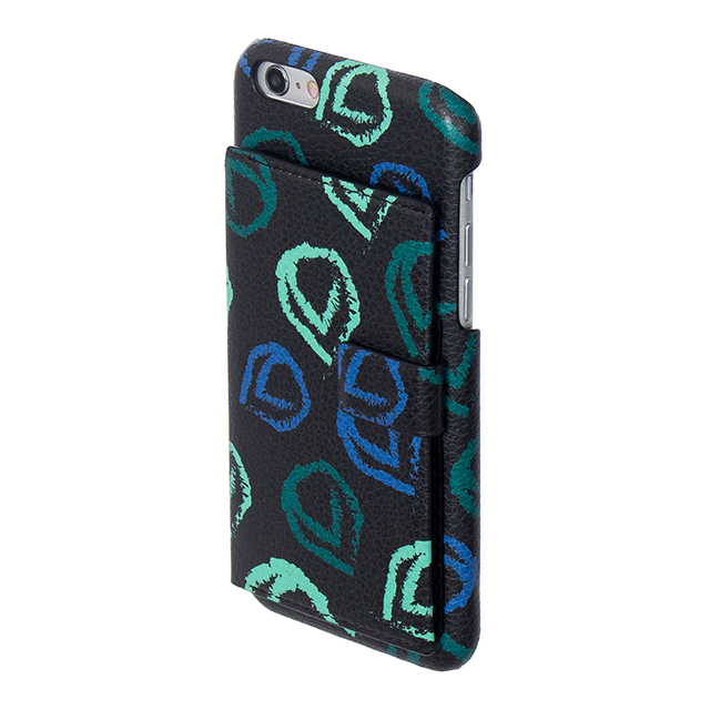 【iPhone6s/6 ケース】Crayon Back cover (Black+Mint)goods_nameサブ画像