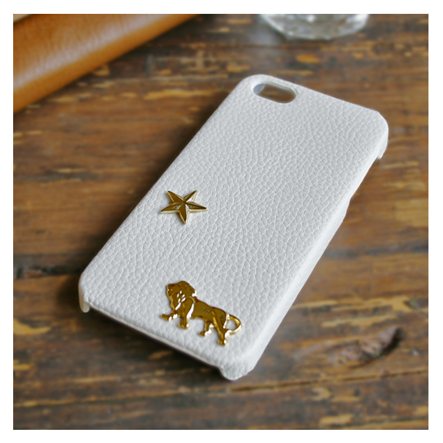 【iPhoneSE(第1世代)/5s/5 ケース】Safari (ホワイト/ライオン)goods_nameサブ画像